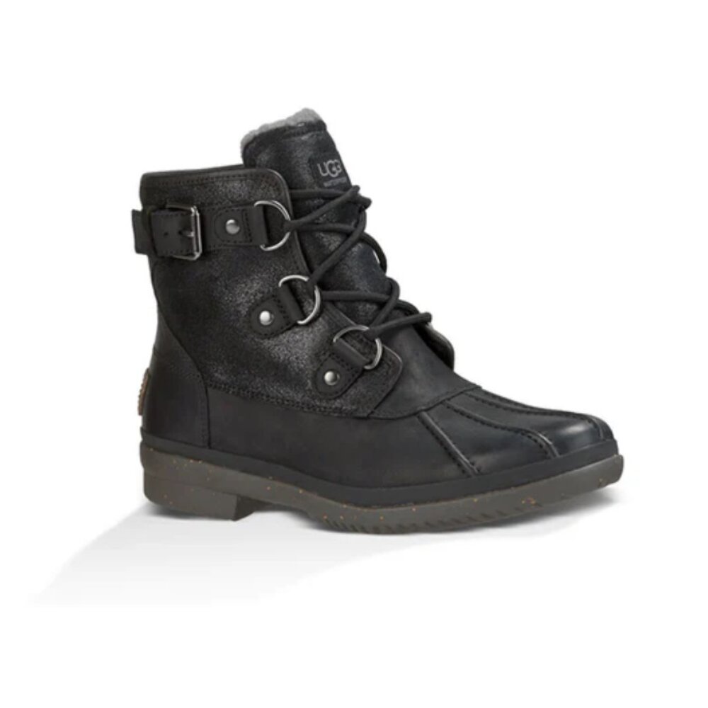 UGG Cecile Waterproof Black Duck Boots - DISCONTINUED